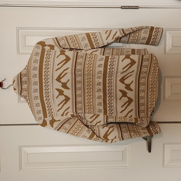 The North Face Printed Crescent Full Zip Fleece Medium - Picture 3 of 4